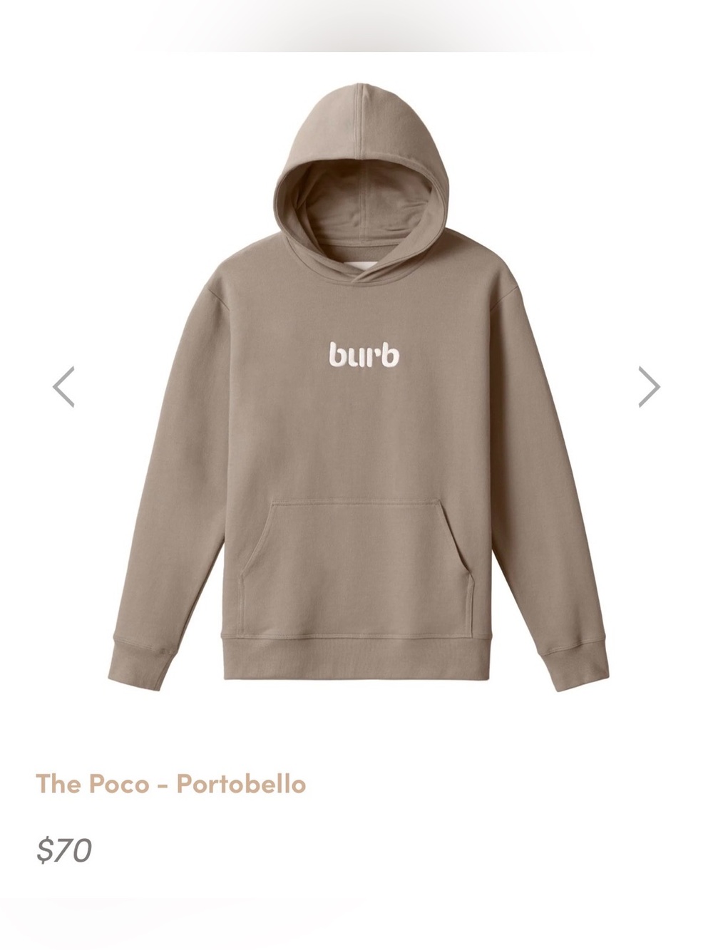 Hoodie Sweatshirt with Burb Signature